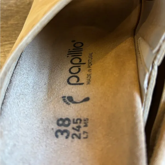 Birkenstock Papillio Namica Wedge Cork Nubuck Leather Sandals
