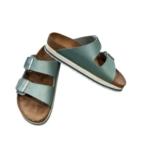 Birkenstock Papillio Women's Arizona Platform Sandals Slides 9 ocean Breeze