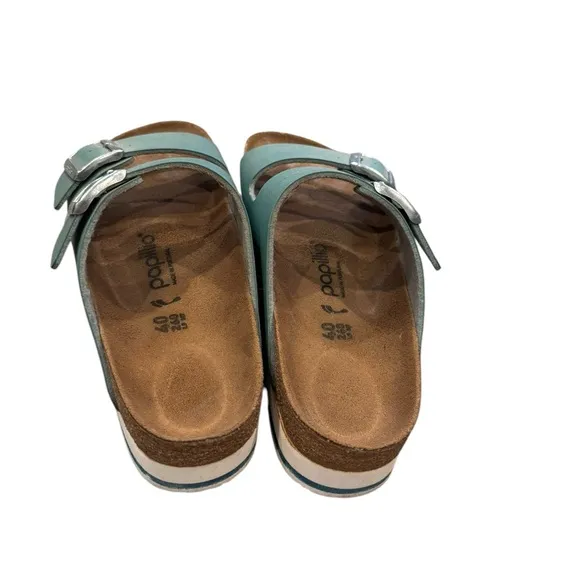 Birkenstock Papillio Women's Arizona Platform Sandals Slides 9 ocean Breeze