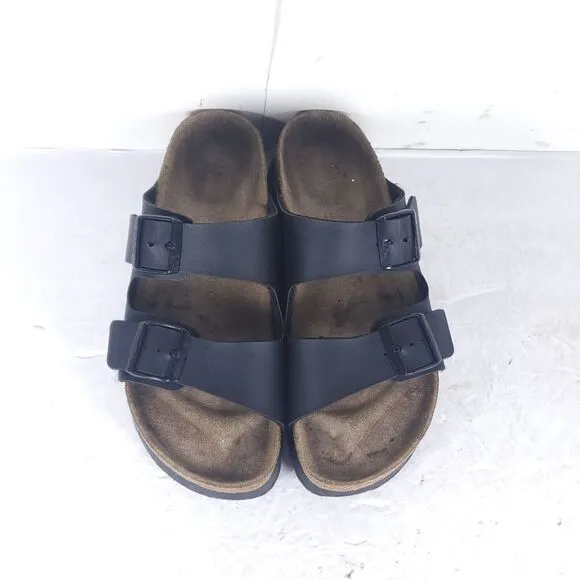 BIRKENSTOCK Papillio Women's Arizona EU41 US10 Black BirkoFlor Platform Sandals
