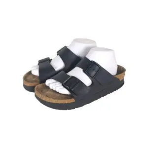 BIRKENSTOCK Papillio Women's Arizona EU41 US10 Black BirkoFlor Platform Sandals
