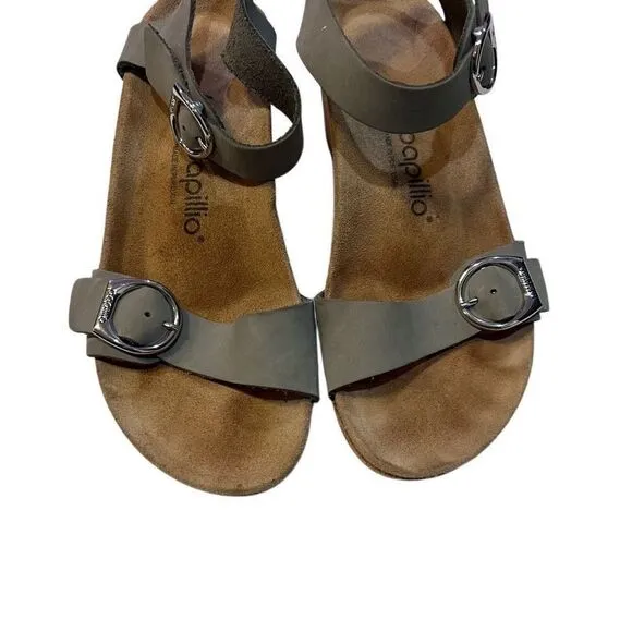 Birkenstock Papillio Size 9/ EU 40 Soley Adjustable Wedge Sandals Leather