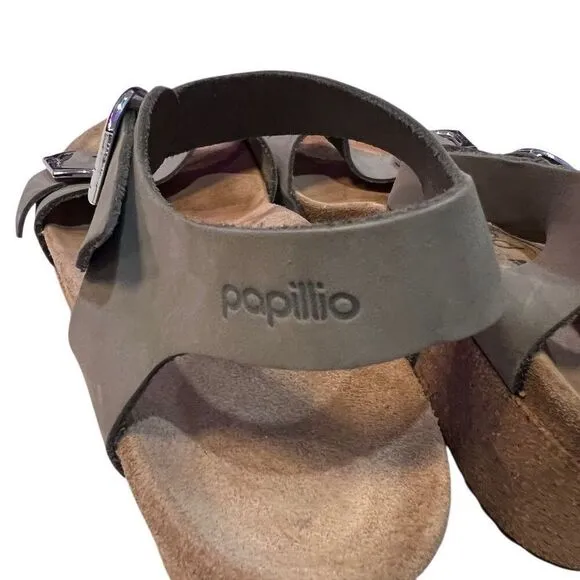 Birkenstock Papillio Size 9/ EU 40 Soley Adjustable Wedge Sandals Leather