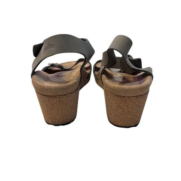 Birkenstock Papillio Size 9/ EU 40 Soley Adjustable Wedge Sandals Leather