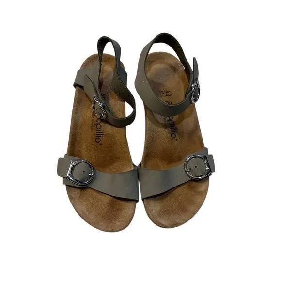Birkenstock Papillio Size 9/ EU 40 Soley Adjustable Wedge Sandals Leather