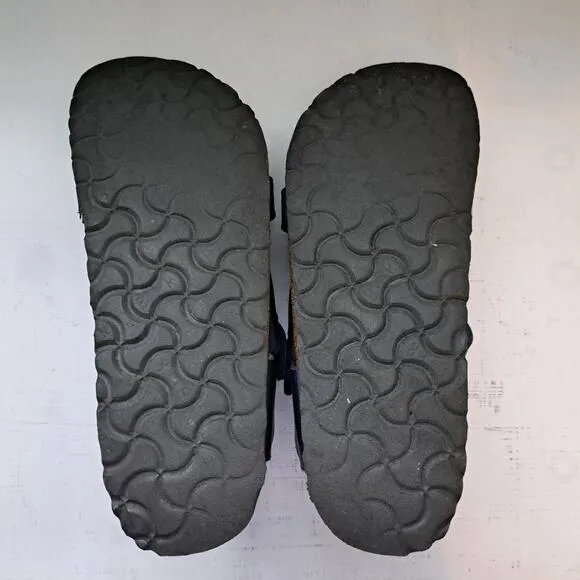 Birkenstock Pisa Navy Birko-Flor  Womens Sandals Size 37