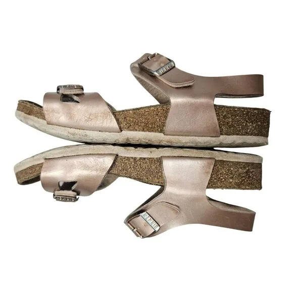 Birkenstock Rio Kids Electric Metallic Copper Birko-Flor Kids Sandal Metallic 34