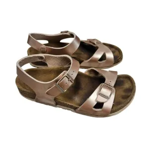 Birkenstock Rio Kids Electric Metallic Copper Birko-Flor Kids Sandal Metallic 34