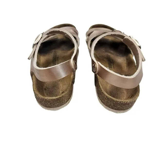 Birkenstock Rio Kids Electric Metallic Copper Birko-Flor Kids Sandal Metallic 34