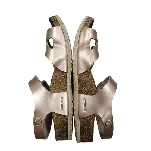 Birkenstock Rio Kids Electric Metallic Copper Birko-Flor Kids Sandal Metallic 34