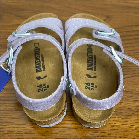 Birkenstock Rio Kids Magic Galaxy Lavender Sandals EU26/US K8 Narrow NEW 1003233