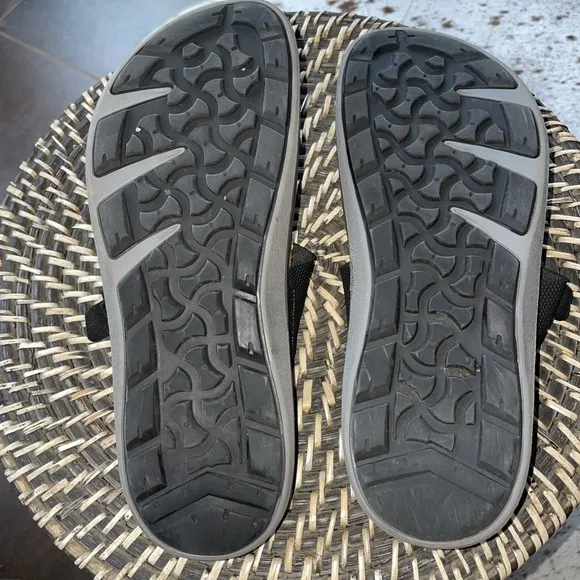 Birkenstock Sahara Futura Black Nylon Adjust Straps Size 41 Men's 8 Ladies 10