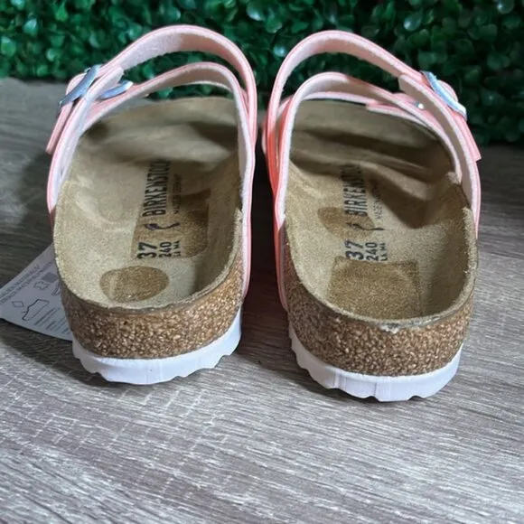 Birkenstock Salina Birko-Flor Graceful Coral Peach Sandals