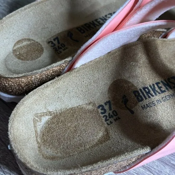 Birkenstock Salina Birko-Flor Graceful Coral Peach Sandals