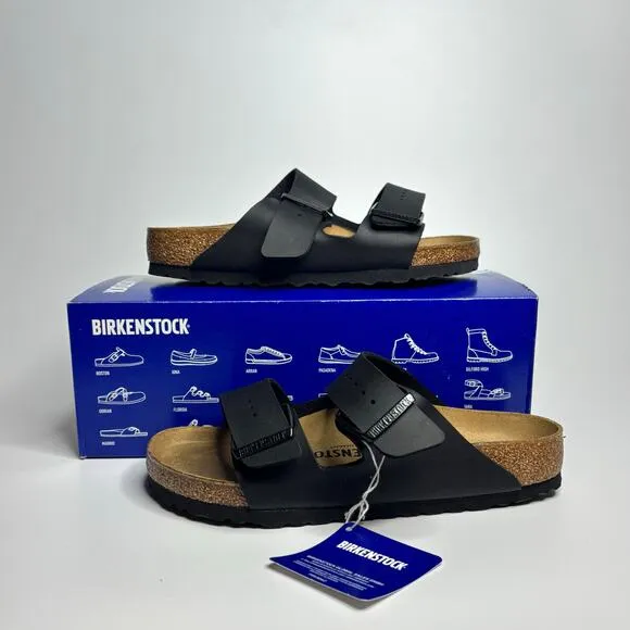 Birkenstock Unisex Arizona Two Strap Sandals in Black