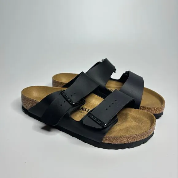 Birkenstock Unisex Arizona Two Strap Sandals in Black