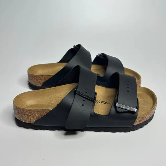 Birkenstock Unisex Arizona Two Strap Sandals in Black