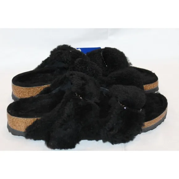 Birkenstock Women Papillo 10 EU 41 Arizona Big Buckle Teddy Shearling Sa…