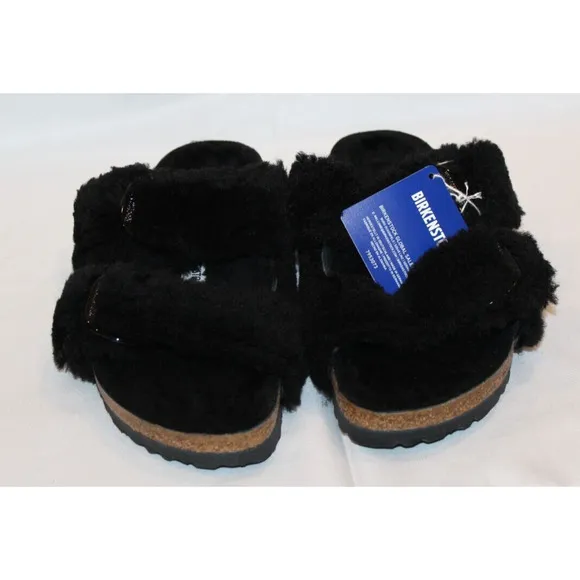 Birkenstock Women Papillo 10 EU 41 Arizona Big Buckle Teddy Shearling Sa…