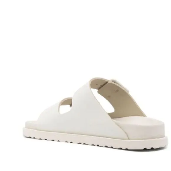 Birkenstock Women's Arizona Birko Flor White  Sandals size 38 Medium/Narrow