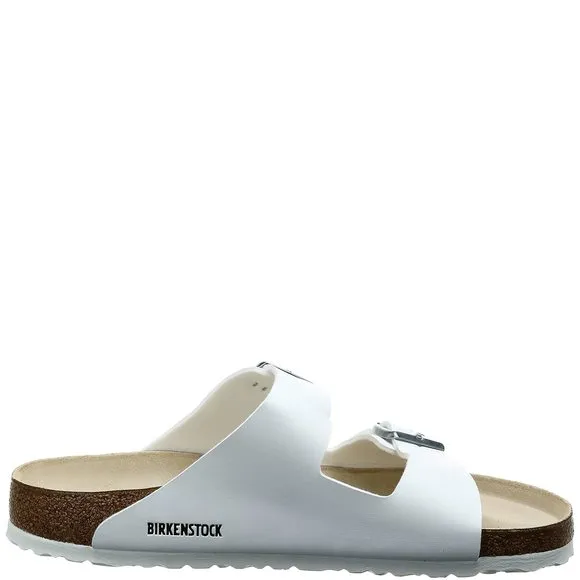 BIRKENSTOCK WOMEN'S ARIZONA DOUBLE BUCKLE CORK SANDALS WHITE SIZE 36