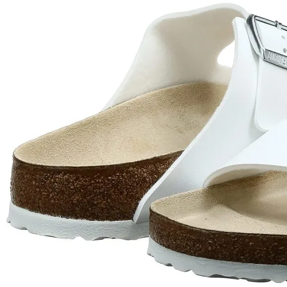 BIRKENSTOCK WOMEN'S ARIZONA DOUBLE BUCKLE CORK SANDALS WHITE SIZE 36