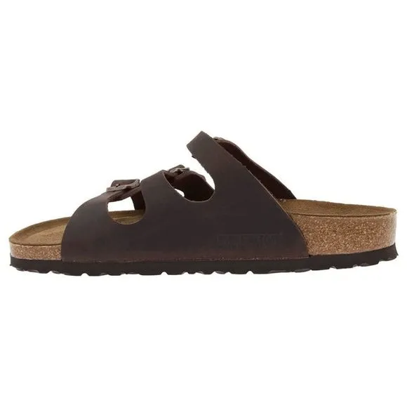 BIRKENSTOCK WOMEN'S FLORIDA SOFT FOOTBED BIRKO-FLOR HAVANA SANDALS - 40 M E
