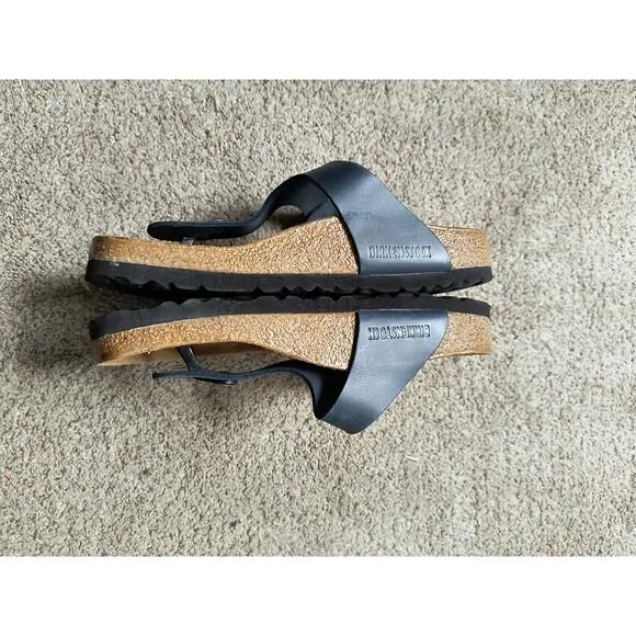 Birkenstock Womens Gizeh Birko Eva Navy Blue Thong Sandals Size 36 (US 5 - 5.5)