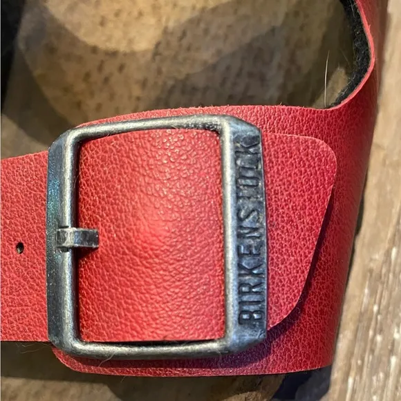 Birkenstock Women’s Size (See pics for measurements) Red‎ Arizona Sandals