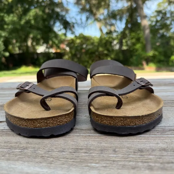 Birkenstock Yara Birko-Flor Nubuck Sandals Size 41