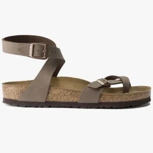 Birkenstock Yara Birko-Flor Nubuck Sandals Size 41
