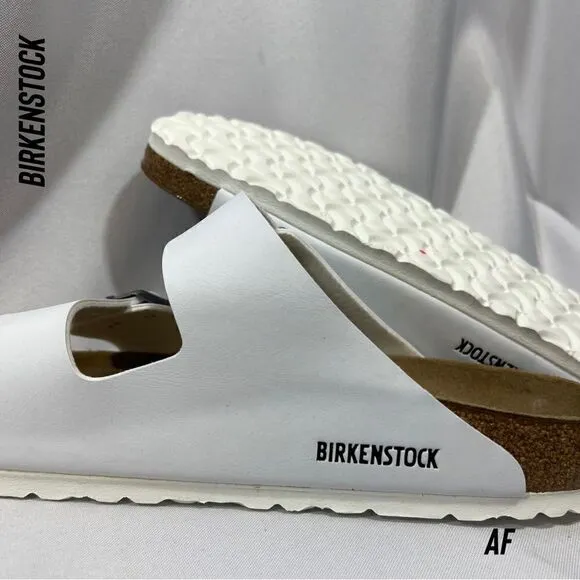 BIRKENSTOCK ARIZONA BIRKO-FLOR SANDALS WHITE NEW