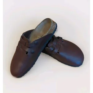 Birki’s By Birkenstock Camden Clog Womens 9 Mens 7 Brown Sandals Double Buckle