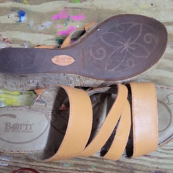 b.o.c. Tan Sandals with Cushioned Sole and Durable Straps