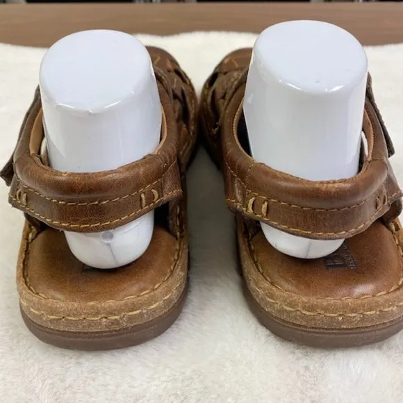 Born Cabot III Leather Fisherman's Sandals, size 8