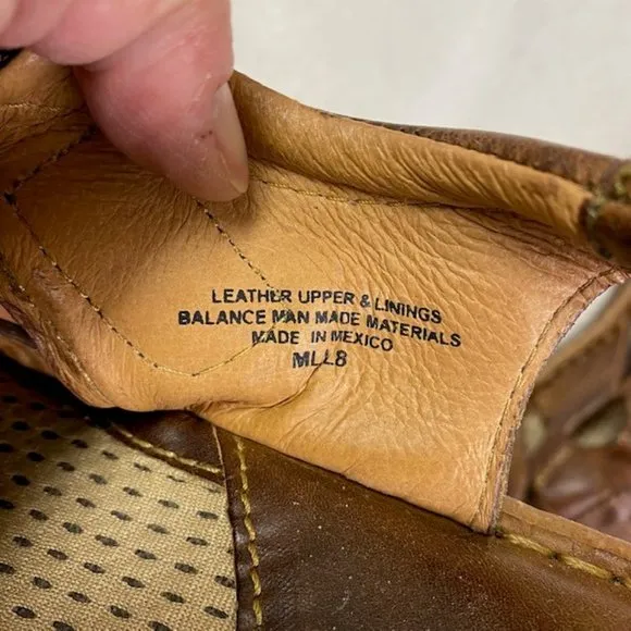 Born‎ Cabot III Leather Fisherman's Sandals, size 8