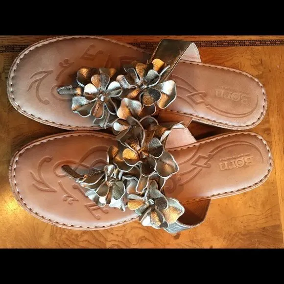 Born Gold Metallic Sandals