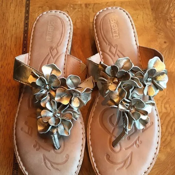 Born Gold Metallic Sandals
