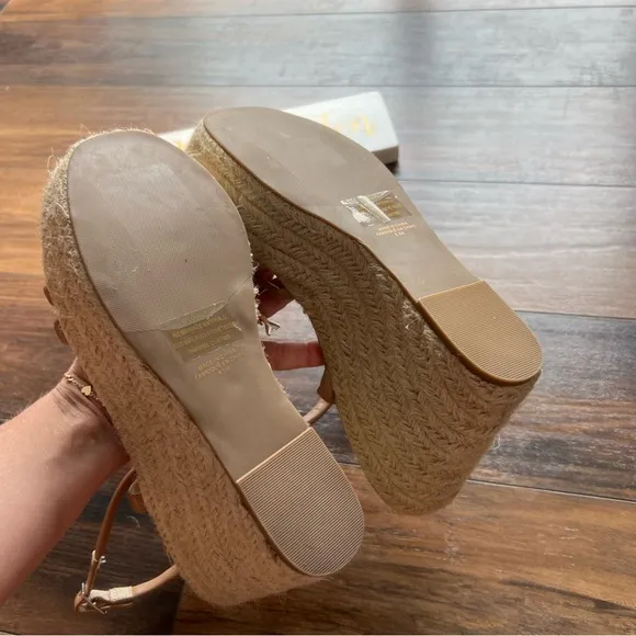 BP Cohan Espadrille Platform Wedge Sandals NWOT