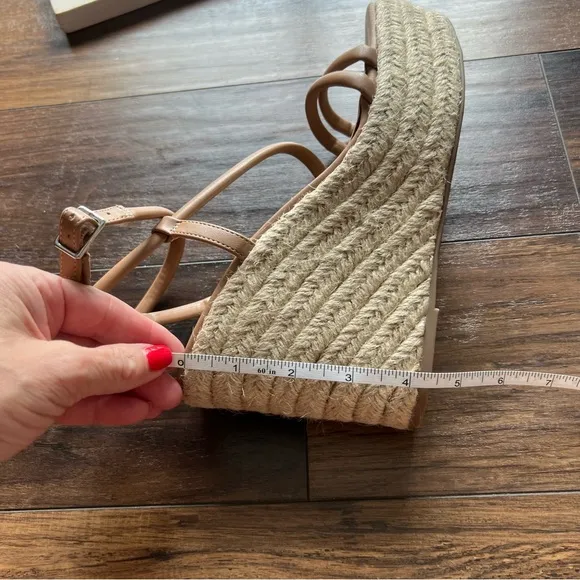 BP Cohan Espadrille Platform Wedge Sandals NWOT