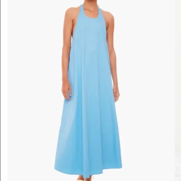 Breakers Blue Lyle Halter DressPOMANDER PLACE
