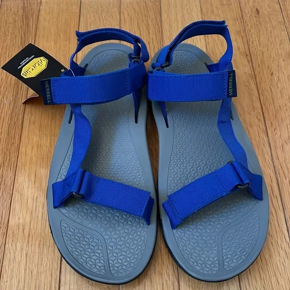 Breakwater strap blue Merrell sandals