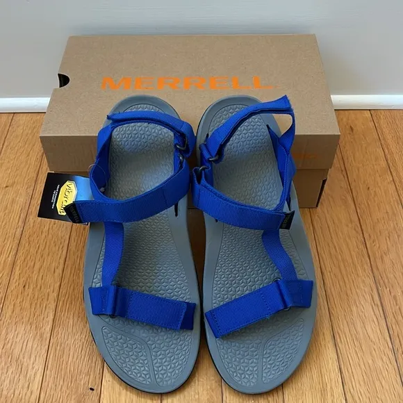 Breakwater strap blue Merrell sandals