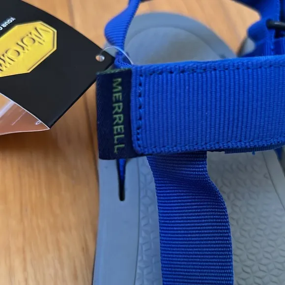 Breakwater strap blue Merrell sandals