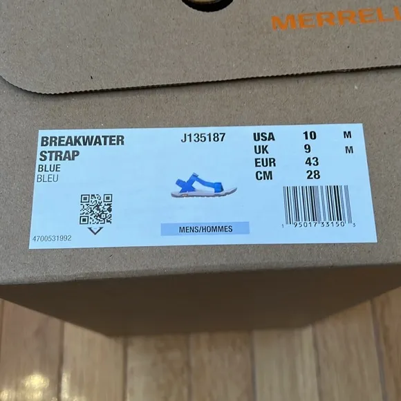 Breakwater strap blue Merrell sandals