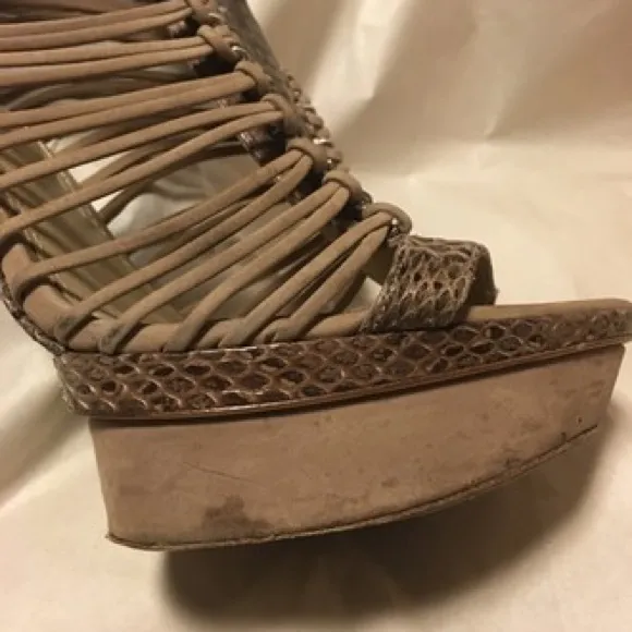 Brian Atwood BFFrontera Suede Leather Gladiator