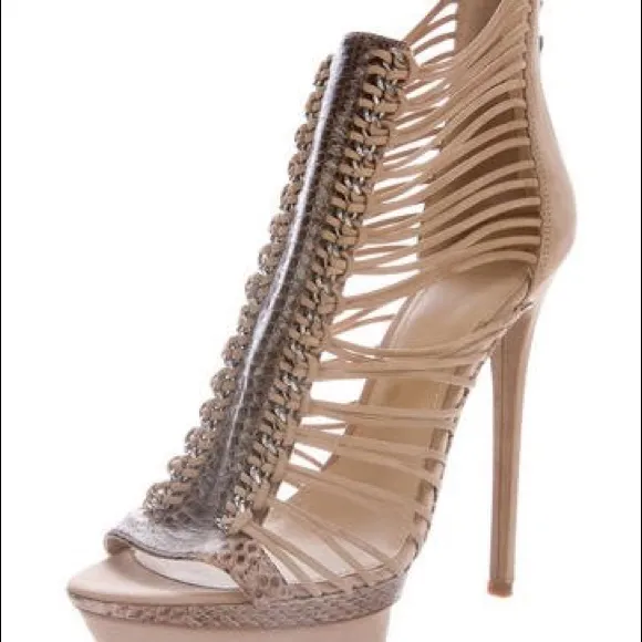 Brian Atwood BFFrontera Suede Leather Gladiator