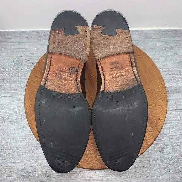 Brooks Brothers Mens Size 12D Loafa 55929026 Brown Leather Slip-on Loafers Shoes