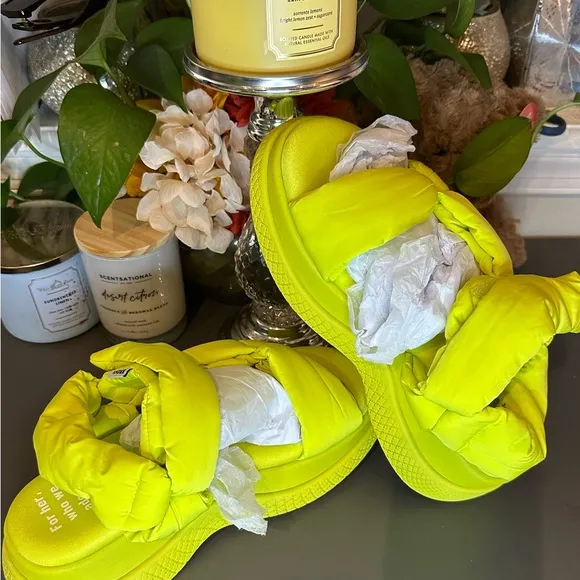 Brute Yellow Chunky Sandals