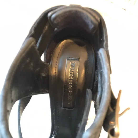 Burberry Aviator Platform Sandals - Size 38 Brand New